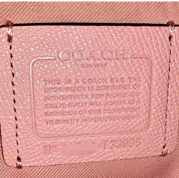 Coach Authentic bag in pink. No F33995 - Picture 5 of 5